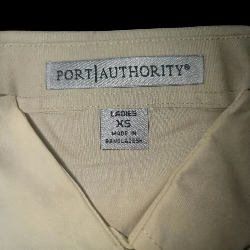 Port Authority Ladies Short Sleeve Value Cotton Twill Button Down Shirt New XS - Picture 4 of 7